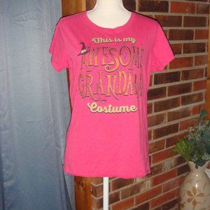 Halloween Awesome Grandma Costume Top L
